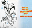 Picture of YOURE 2 ITS SPIDEY TIME BIRTHDAY CARD